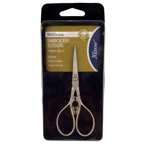 Klasse 45 Fine Tipped Ornate Handle Embroidery Scissors Fashion