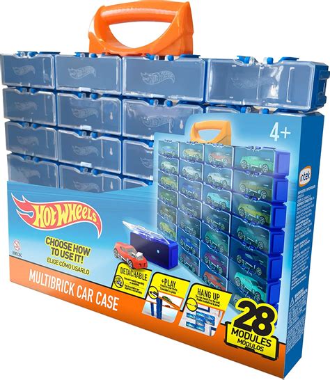 Intek Hot Wheels Multibrick Car Case Stores Up To 28 Cars Hwcc8 C Yaxa Colombia