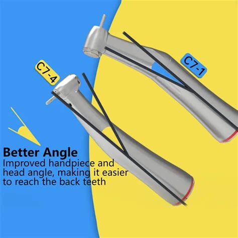 COXO Cx235 C7 4 Dental Low Speed Handpiece LED Contra Angle 1 5