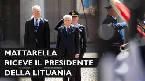 Il Presidente Mattarella Incontra Il Presidente Della Repubblica Di