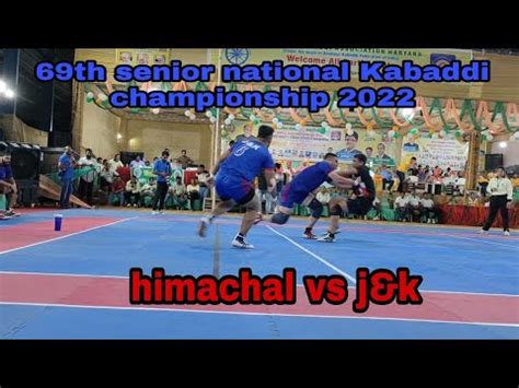 Himachal Vs J K Live Kabaddi Th Senior National Kabaddi Championship