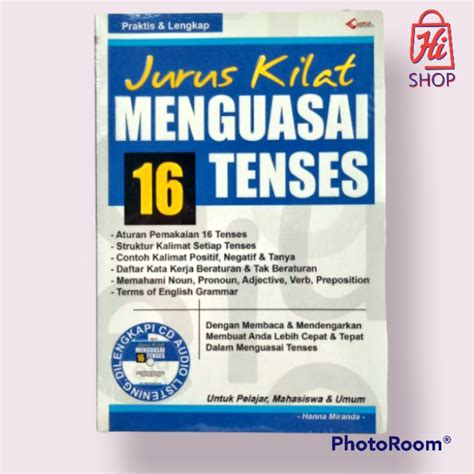 Jual Buku Jurus Kilat Menguasai Tenses Shopee Indonesia