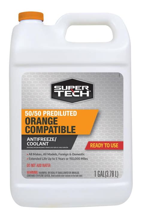 Super Tech Prediluted 50 50 Dex Cool Antifreeze Coolant 1 Gallon