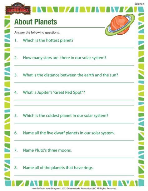 6th Grade Solar System Lessons