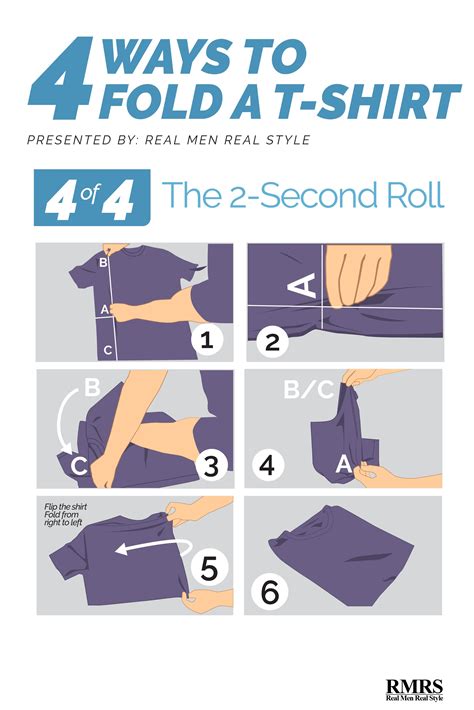 How To Fold A T-Shirt In Under 3 Seconds (T-Shirt Folding Tips) | Shirt folding, T shirt folding ...