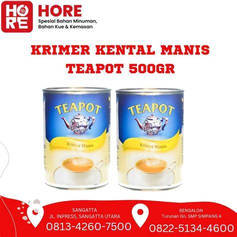 Jual Krimer Kental Manis Teapot Gr Shopee Indonesia