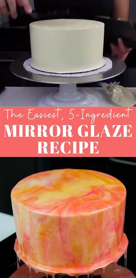 Easy Mirror Glaze - 5 Ingredient Recipe and Tutorial - FoodVox.com