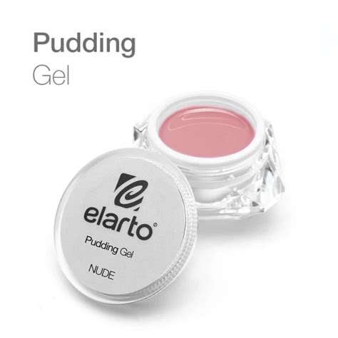 ELARTO Żel budujący Pudding Gel Nude g DeNails Produkty do pielęgnacji paznokci
