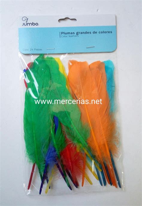 Plumas De Colores Merceria En Linea