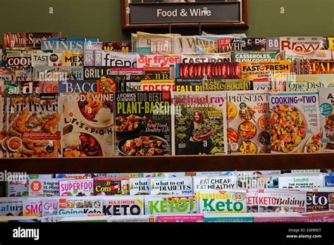 Magazine Rack At Barnes And Noble Bookstore In Park Slope Brooklyn Nyc