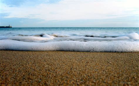 Wallpaper Laut Batu Pantai Pasir Horison Lautan Gelombang