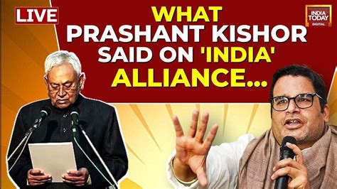 Prashant Kishor Interview LIVE Prashant Kishore On Nitish Kumar Bihar