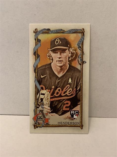 2023 Topps Allen Ginter Mini AG Back 72 Gunnar Henderson