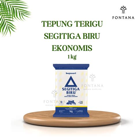 Jual TEPUNG TERIGU SEGITIGA BIRU EKONOMIS 1 KG Shopee Indonesia