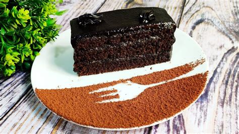 ডার্ক চকলেট ময়েস্ট পেস্ট্রি কেক Dark Chocolate Moist Cake Without