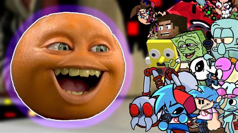 Fnf Sliced Vs Corrupted Annoying Orange Glitch But Different Characters