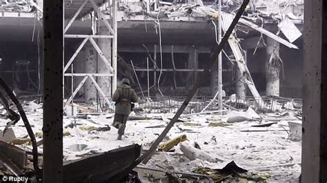 Scale Of Destruction At Donetsk Airport Revealed In Drone Footage