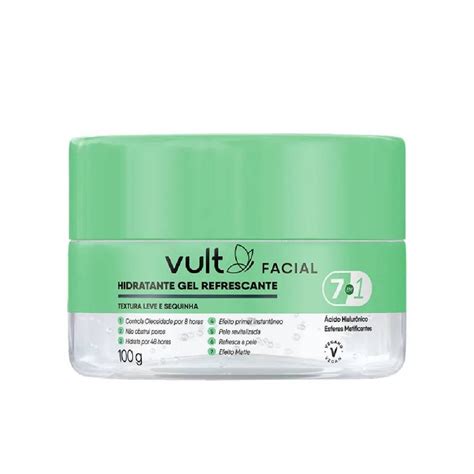 Hidratante Facial Vult Gel Refrescante 100g PanVel Farmácias