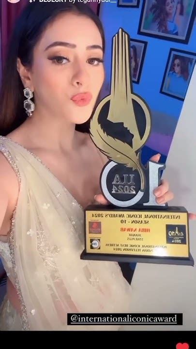 Hiba Won Best Actress Award Hiba Nawab Youtube