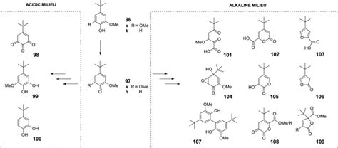 Proposed Paths Leading To The Oxidative Decomposition Of Lignin Model