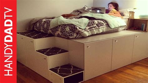 How to build a platform storage bed - Builders Villa