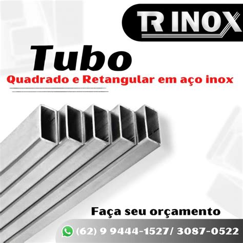 Metalon Quadrado E Retangular TR INOX