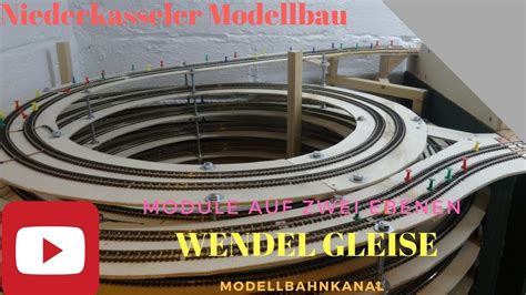 Erste Gleise Von Der Wendel Module Bauen Niederkasseler Modellbau