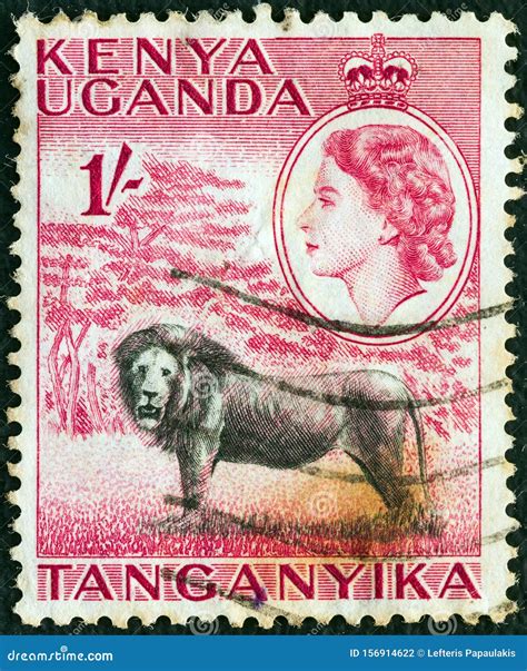 Kenya Uganda Tanganyika Circa A Stamp Printed In Kenya Uganda