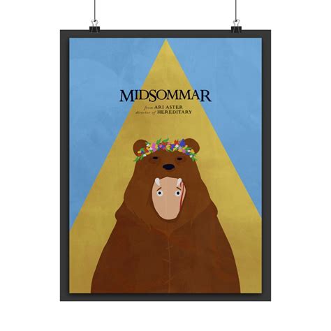 Unofficial Midsommar Poster Midsommar Movie Ari Aster Midsommar Bear