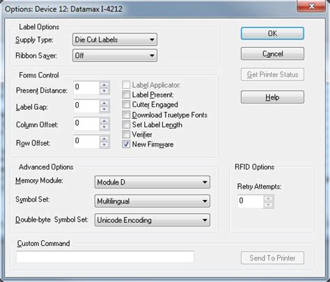 How To Clear A Datamax Printer Buffer Before Each Job