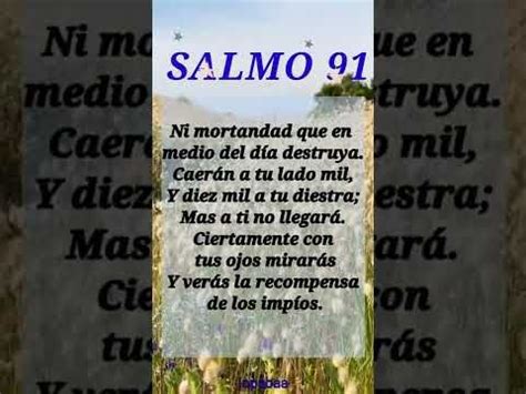 Salmo 91 Noventa Y Uno Salmos El Que Habita Al Abrigo Del