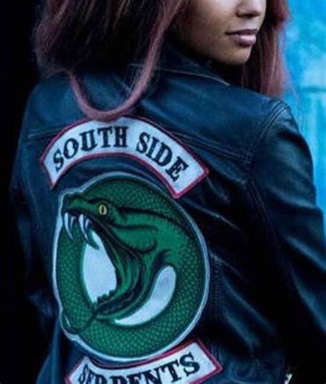 Toni Topaz Jacket | Riverdale Southside Serpents Black Leather Jacket ...