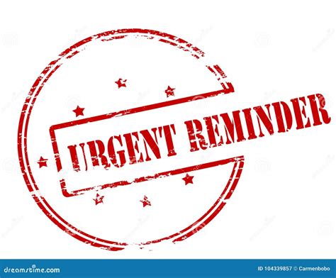 Urgent Reminder Stock Illustrations – 1,486 Urgent Reminder Stock ...