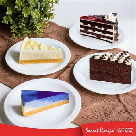 Senarai Kek Secret Recipe Harga Menu Bestseller Promosi Terkini