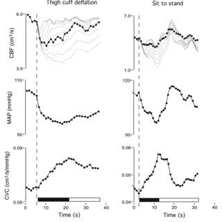 Mean Cerebral Blood Flow CBF Mean Arterial Blood Pressure MAP And