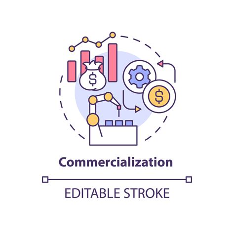 Icono Del Concepto De Comercializaci N Monetizaci N De La Tecnolog A