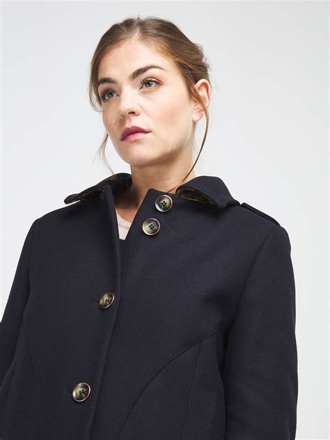 Trench And Coat Manteau Sa Attwph Bleu Marine Femme Des Marques Et Vous