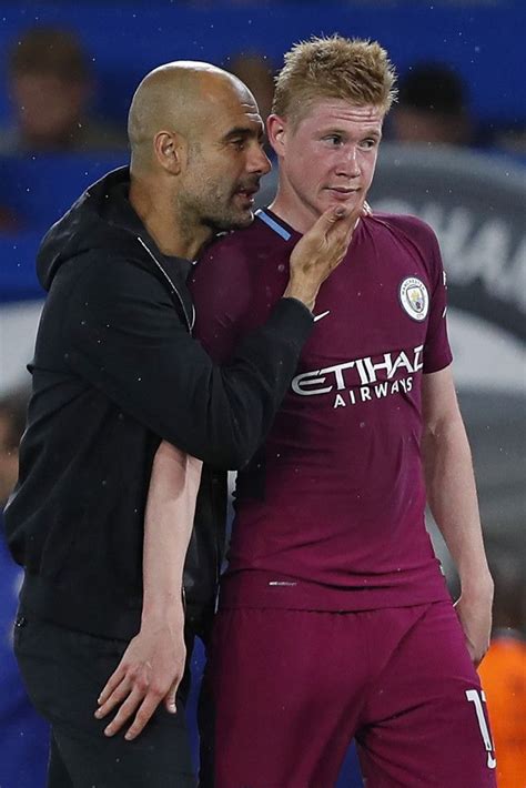 Pep Guardiola Kevin De Bruyne Man City Foto