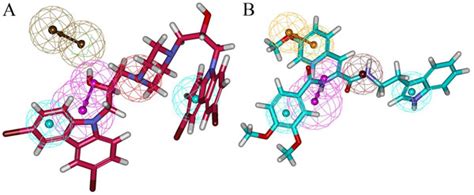 Pharmacophore Overlay On Final Hits The Mapping Of Pharmacophore