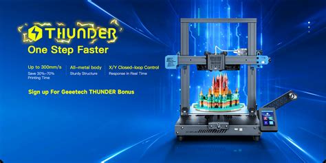 Geeetech Thunder High Speed D Printer Up To Mm S