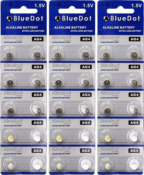 Amazon BlueDot Trading AG4 LR626 377 1 5V Alkaline Button Cell