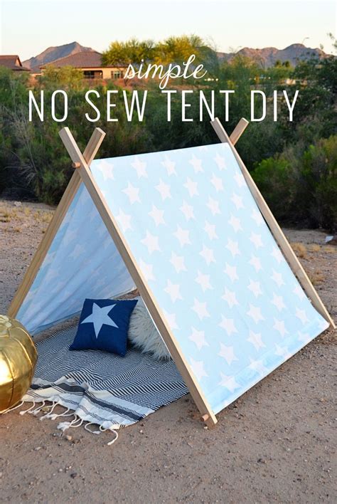 Simple No Sew Kids Tent Diy — Momma Society Diy Tent Diy Kids Tent