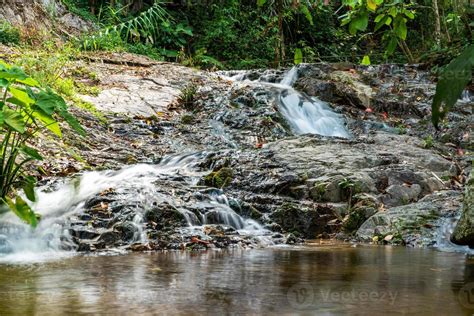 Waterfall At Mae Kampong Chiang Mai Thailand Stock Photo At