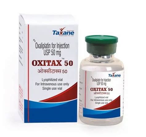 Oxitax 50 Injection Oxaliplatin At Rs 2800 Piece Oxaliplatin