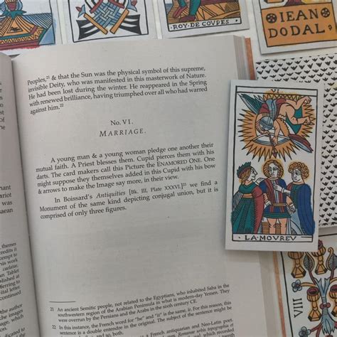 Texto De Tarot Vintage Gebelin Y Comte De Mellet Traducción Por