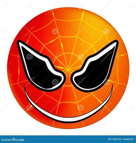 Smiley Superhero Spiderman Cartoon Vector 77445135