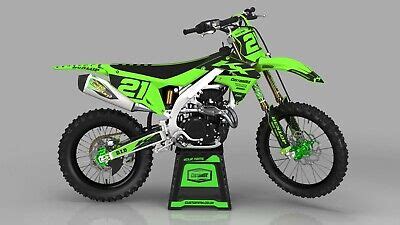 Custommx Graphics Kit Fits Kawasaki Kx Kxf Models