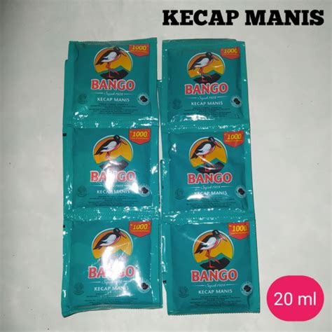 Jual BANGO KECAP MANIS 20ml Kecap Manis Kecap Hitam Kecap Sachet Kecap