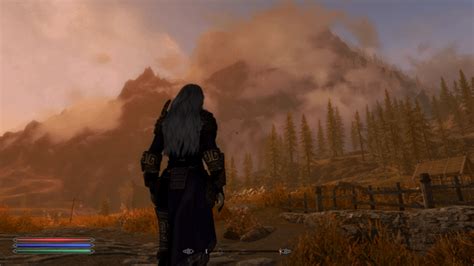 more pretty skyrim pics + a better look at my snow elf : r/skyrim