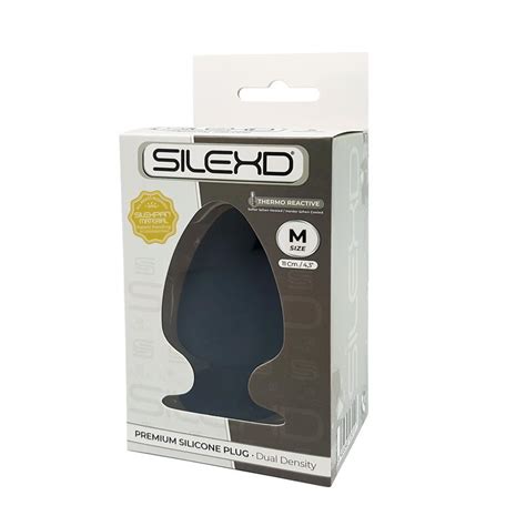 Plug Anal Silicona Talla M Doble Densidad Silexd Termorreactivo Model1